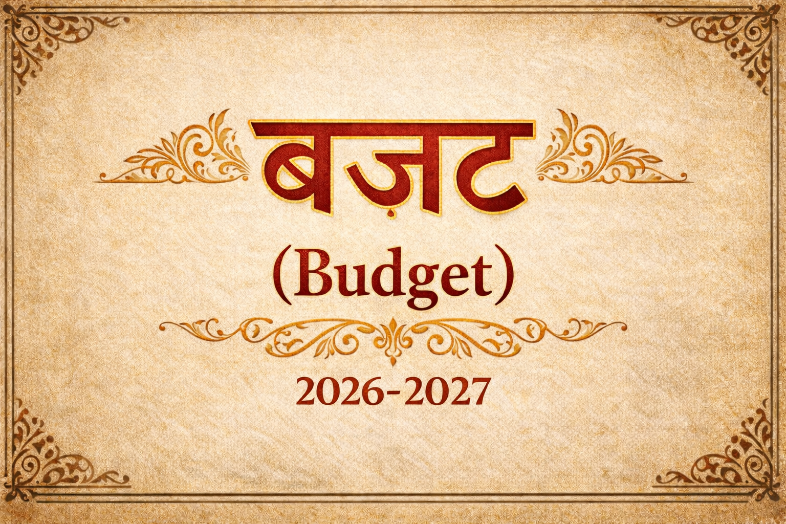 बजट 2026‑27 Budget 2026‑27)